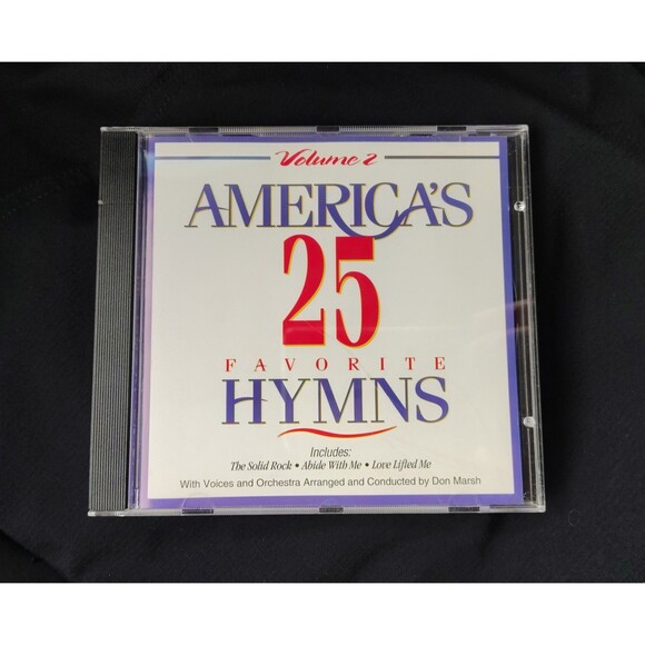 Americas 25 Favorite Hymns Volume 2 CD Don Marsh Brentwood Music 1995 Gospel 1x - Picture 1 of 11